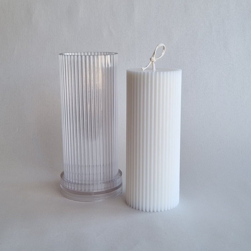 Flat Ribbed Mold (15cm)