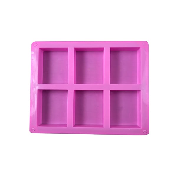 Rectangular Soap Mold 6 Cavity