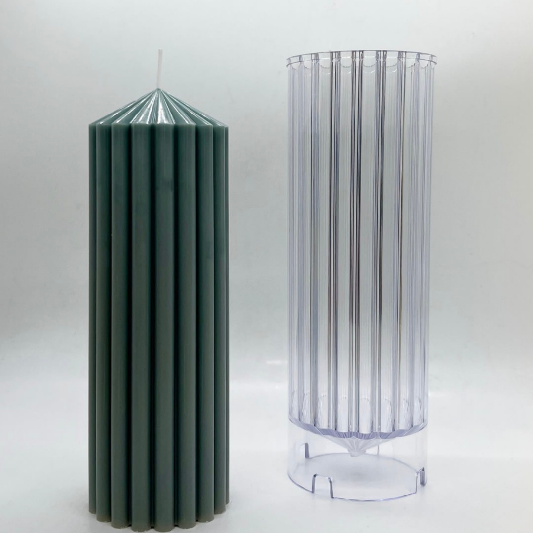 Acrylic Ribbed Mold (Tall)