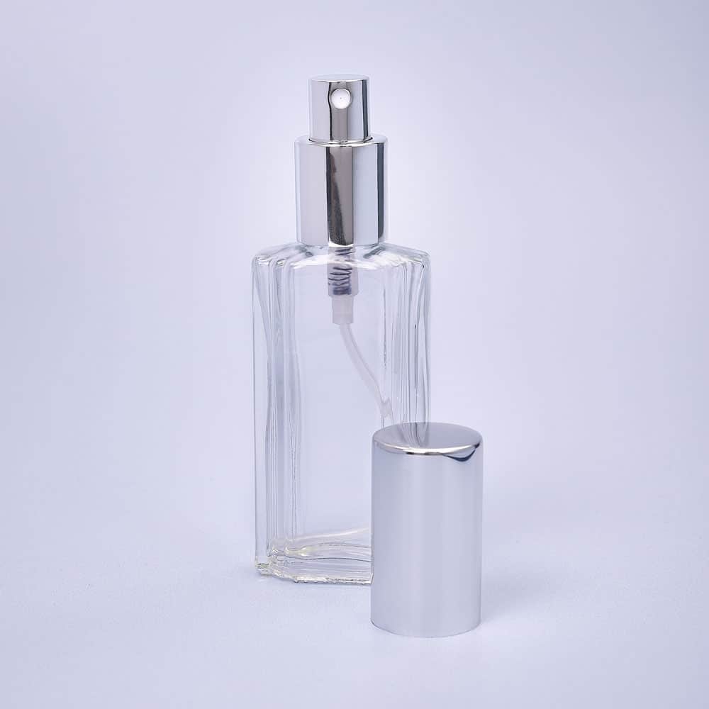 Perfume Bottle with Atomiser & Lid – Small