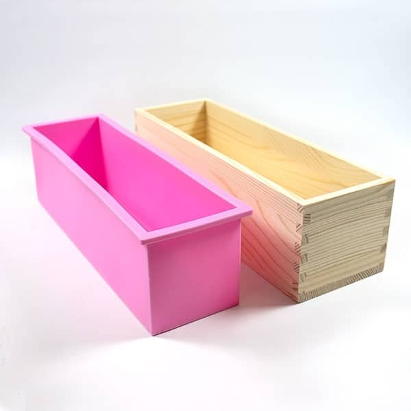 Soap Mould - Loaf with Wooden Support Box - Image 2