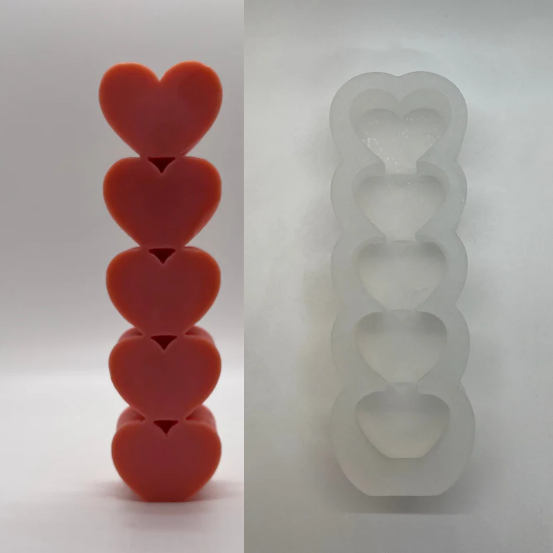 Heart Stack Mold